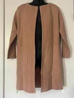 ANRABESS Womens Cardigan Sweater Open Front Knit Long Size XS